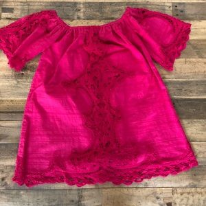 Gorgeous pink free people tunic dress